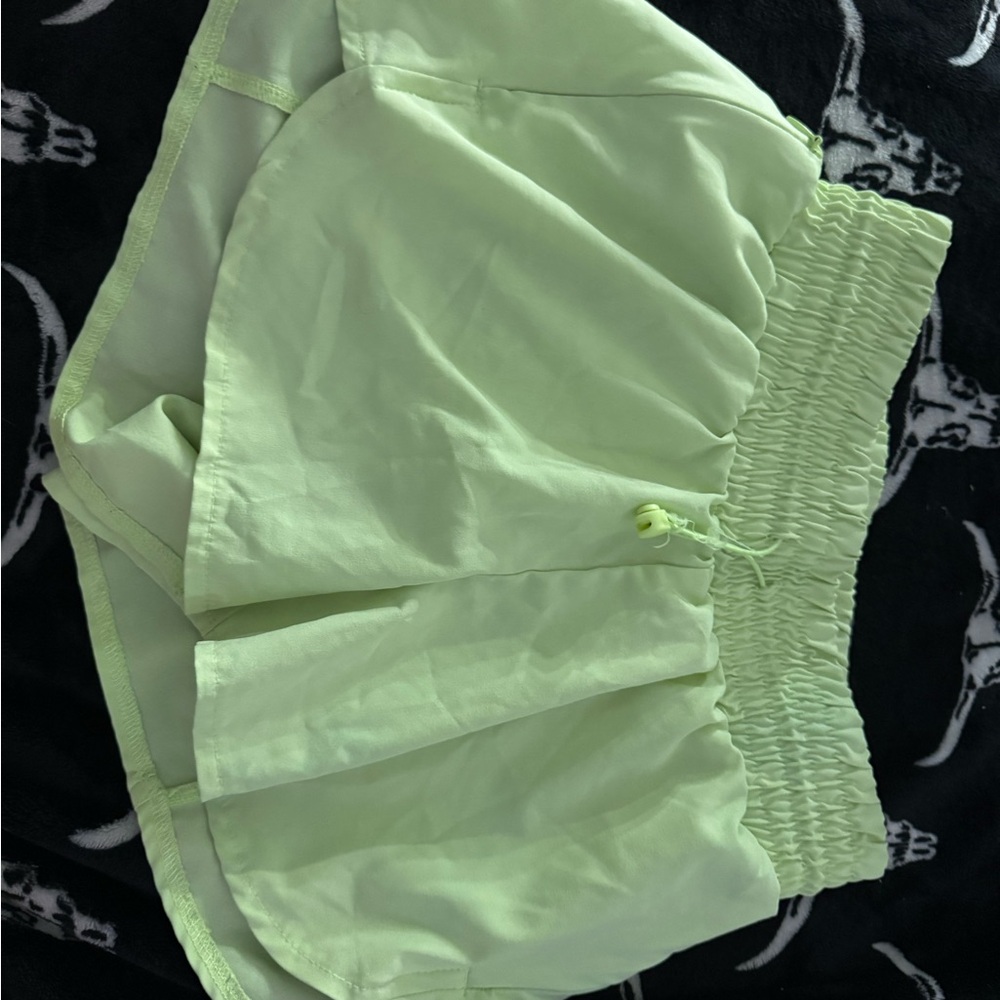 Women's Light Green Shorts